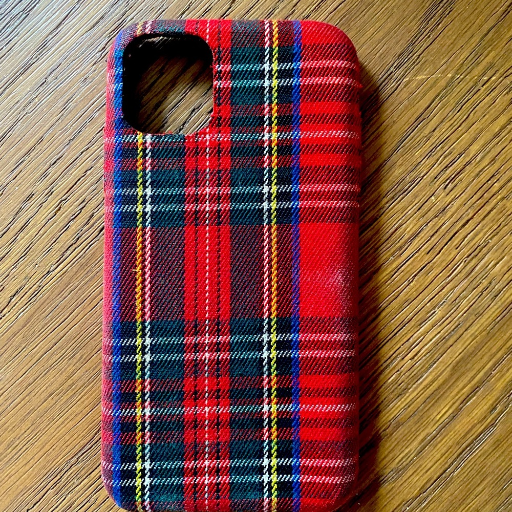 IPhone 11 Red Plaid Case